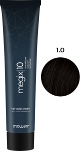 Фарба для волосся 1.0 чорний Megix10 Mowan, 100 мл