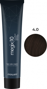 Фарба для волосся 4.0 середньо-коричневий Megix10 Mowan, 100 мл